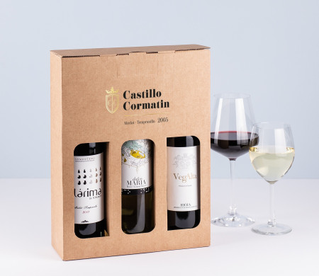 Box for Wine Very resistant, for Two or Three bottles!