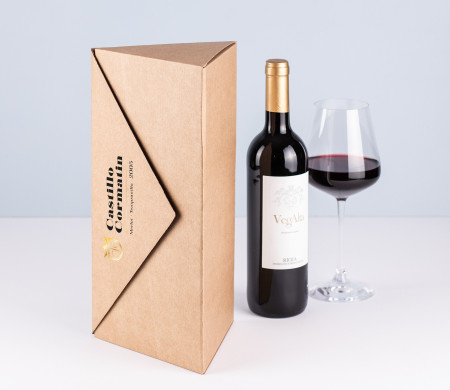 Triangular Bottle Box, Very Original
