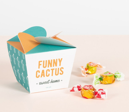 Box for Beauty Creams, Original and Shaped like a Flower