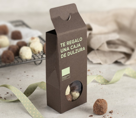 Box with window for food