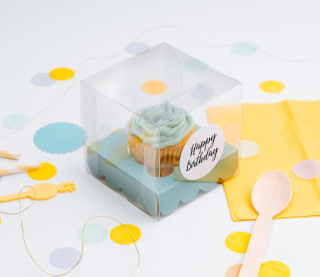 Clear Box for a Single Cupcake