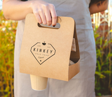 Take-away food container. The most versatile container for food trucks