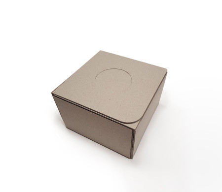 100% recycled self-assembly cardboard box
