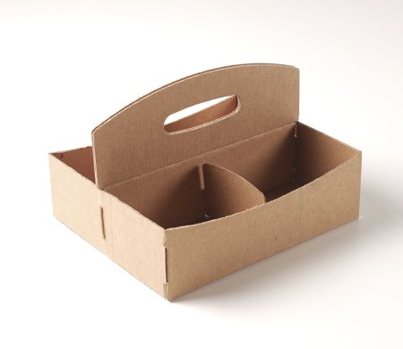 Cardboard box for berries.