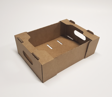 Cardboard box for small fruits.