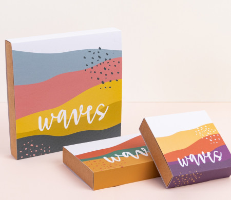 A box for chocolates in various sizes
