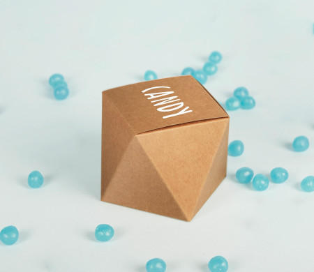 Cardboard box for sweets
