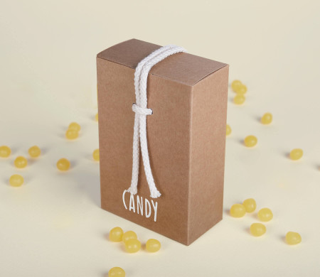 Cardboard Gift Box with a Very Original Fastener