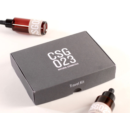 Cardboard travel kit box