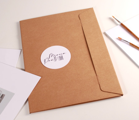 Din A3 cardboard folder for shipping