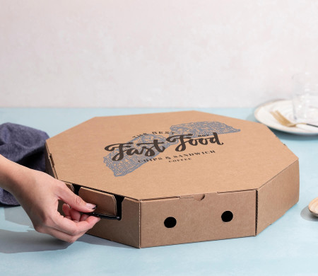 Take away box for paellas