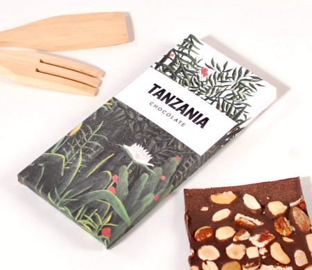 Rectangular box for a chocolate bar