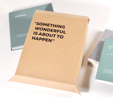 Cardboard shipping envelope