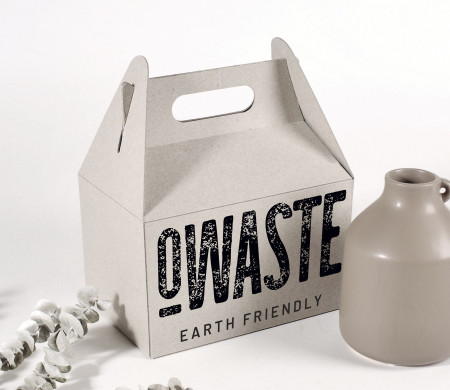 Eco-friendly rigid cardboard picnic box perfect for gift packaging.