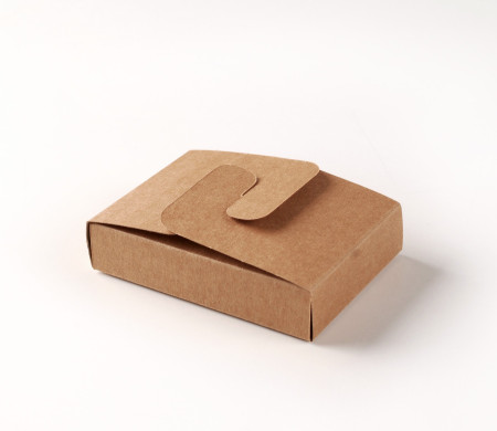 Self-assembling soap bar box