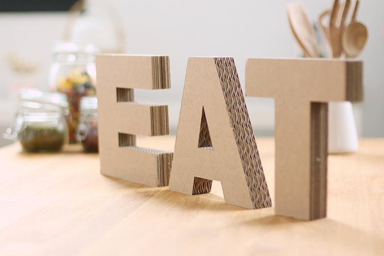 Cardboard Decorative Letters. Come and Discover them! - SelfPackaging