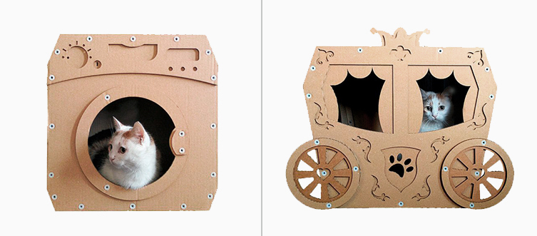 Cardboard toys for cats 15