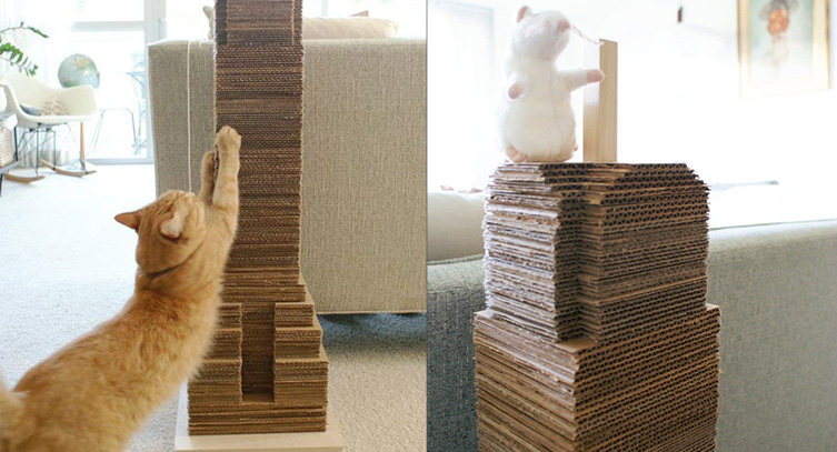 Cardboard toys for cats 3