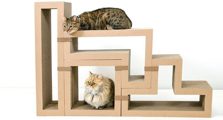 Cardboard toys for cats 6