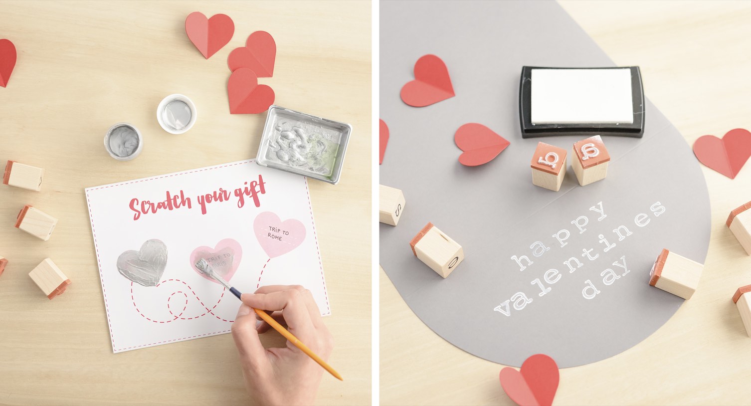 DIY scratch card for Valentine's day - Selfpackaging Blog