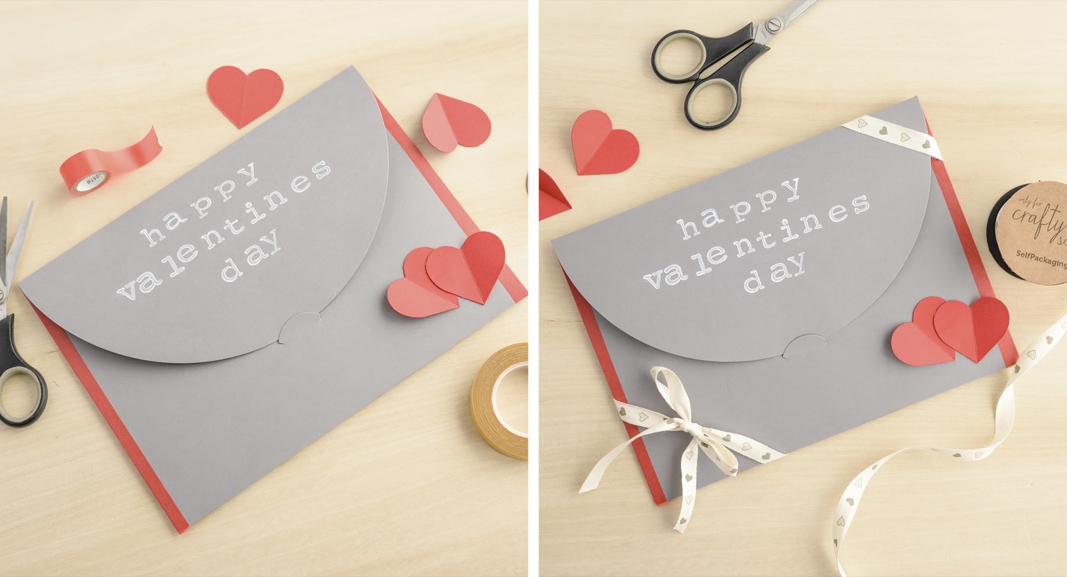 DIY Scratch card for Valentine's day