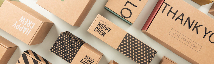 Packaging en carton kraft