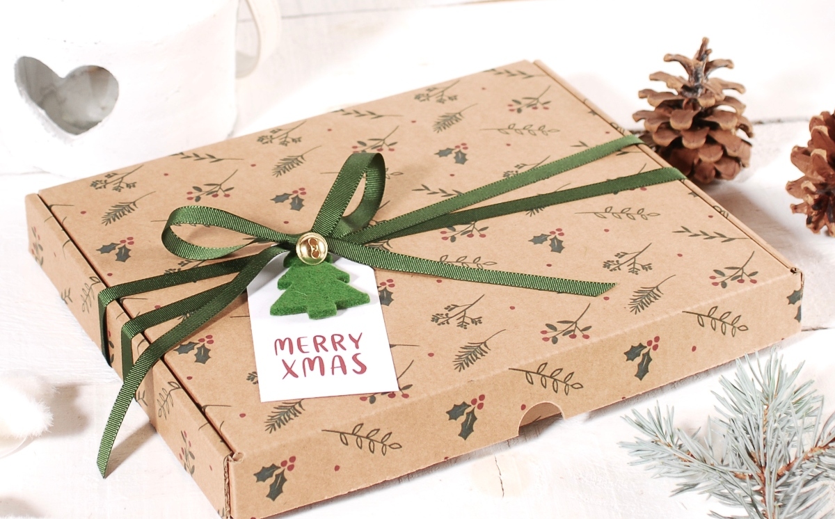 Christmas Gift Decorative Hang Tags Christmas Tree Gift Box - Temu