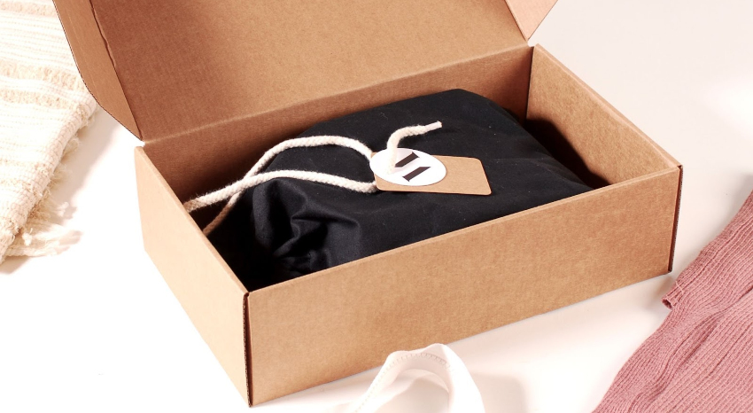 box for shipping clothes