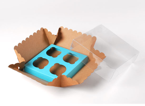 Box for 4 cupcakes