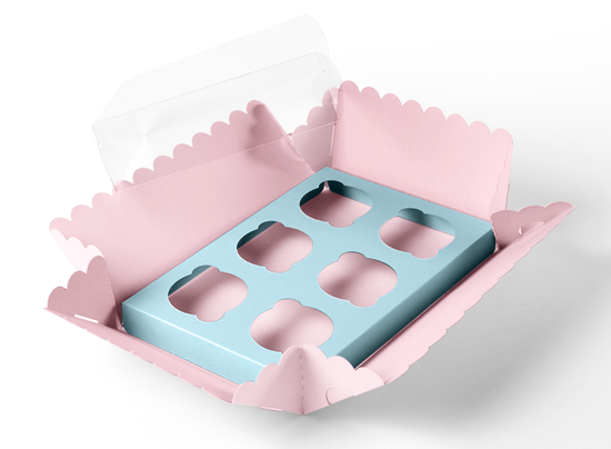 Box for 6 cupcakes