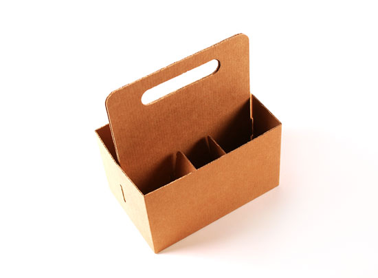 Beer box with a handle