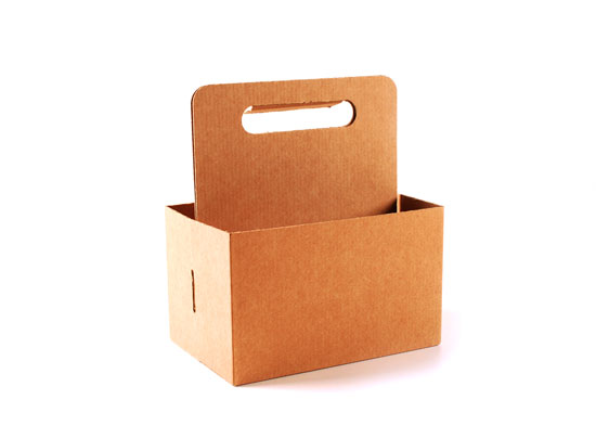 Beer box with a handle