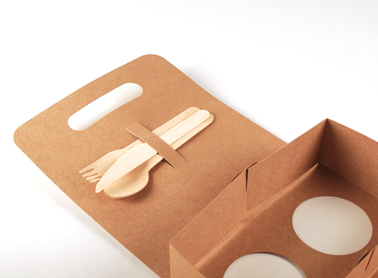 Take-away food container