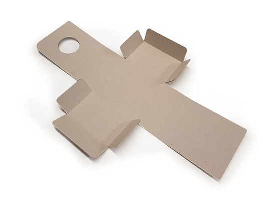 100% recycled self-assembly cardboard box