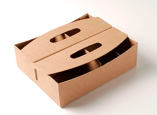 Cardboard box for berries.