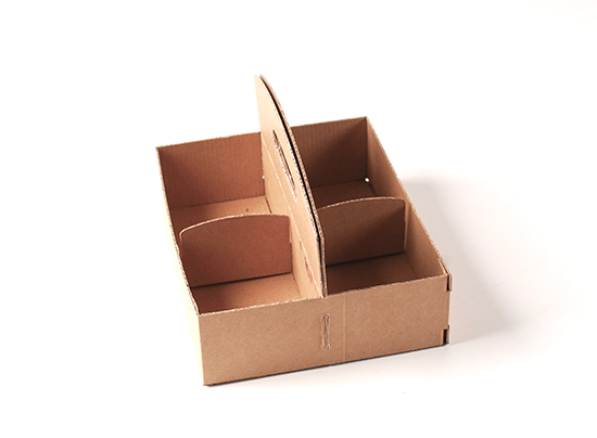 Cardboard box for berries.