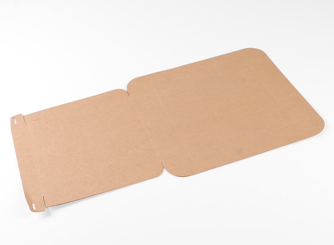 Square cardboard box for sushi