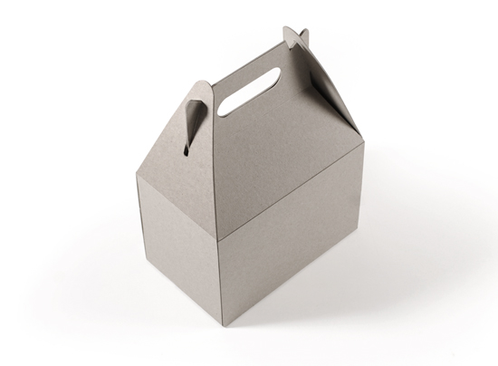 Sustainable rigid cardboard picnic box