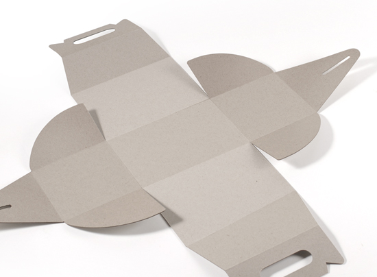 Sustainable rigid cardboard picnic box