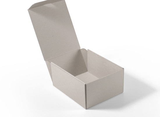 Sustainable rigid self-assembly rectangular box 