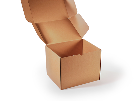 Tall self-assembly shipping box